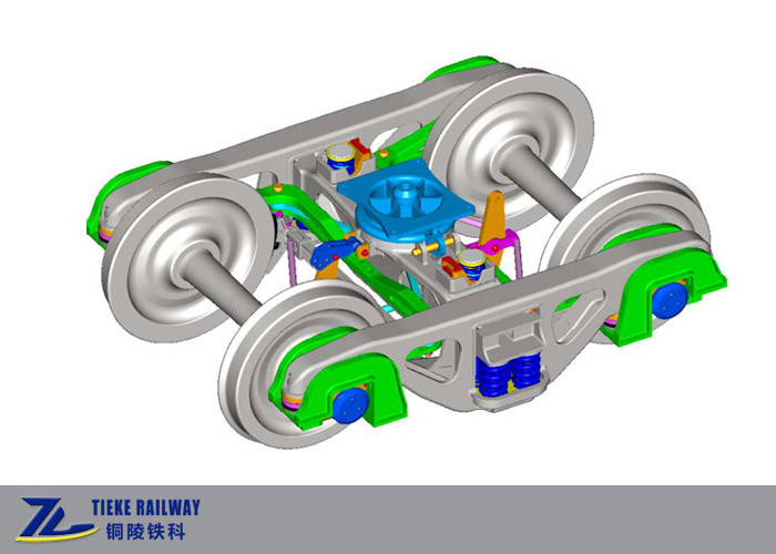 1067mm Kapsbreite Bogie Güterwagen Bogie 20 Tonnen Belastung 80m Kleiner Kurvenradius