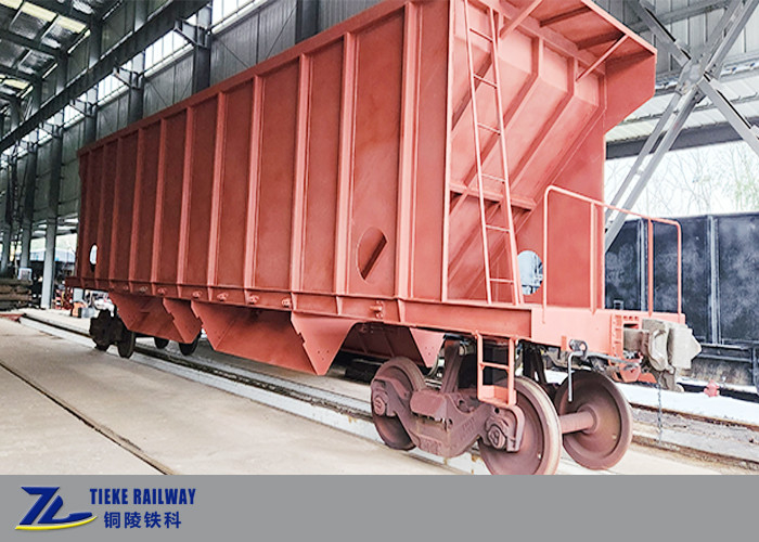 1435 mm Standardspannweite 90 Tonnen Schnellentladungsschubwagen für Mineralerz