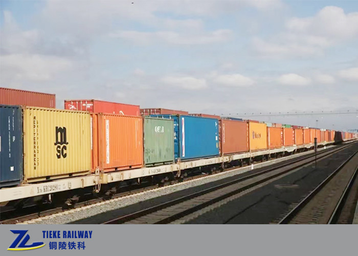 1000 mm Bahnspur Container Flachwagen Lohnlast 55 Tonnen AAR Luftbremswagen