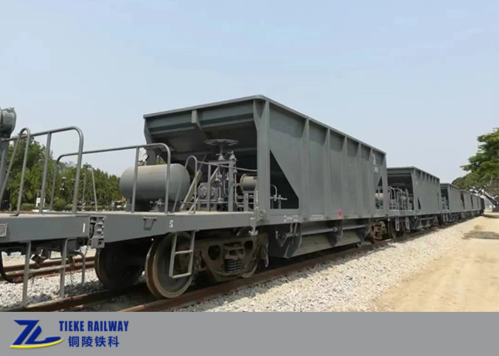 1000 mm Meter Spannweite Eisenbahn Ballast Hopper Wagon Bezahllast 40T Kapazität 25 Kubikmeter