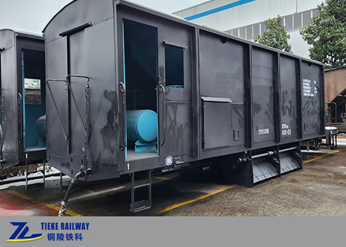 1000 mm Spurweite Hopper-Typ Ballastbahnwagen Bodenentladung