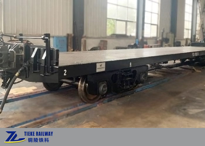 Niedriger Boden-genehmigte Bahnfracht-Lastwagen 80km/H UIC für 1435mm Messgerät instandhalten Schiene