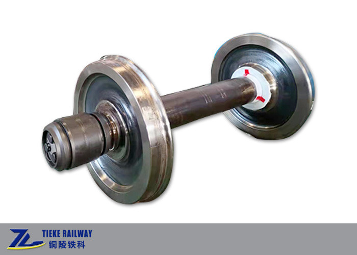 Geschmiedetes Schienen-Rad Axle Assembly 13t Axle Load KSR Zug Wheelset genehmigte 860mm