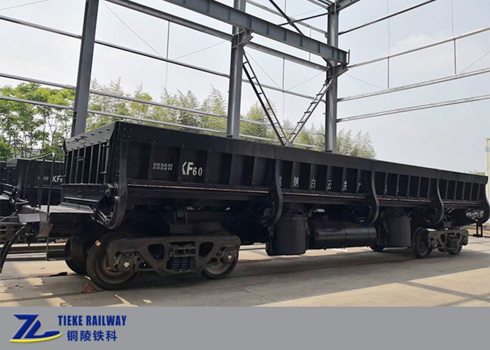 Die niedrige mit Seiten versehene offener Ballast-Seitenkippwagen-Luft, die Last AARE des Zylinder-60t spitzt, genehmigte