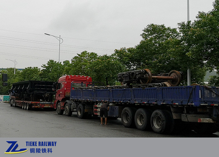 Die niedrige mit Seiten versehene offener Ballast-Seitenkippwagen-Luft, die Last AARE des Zylinder-60t spitzt, genehmigte