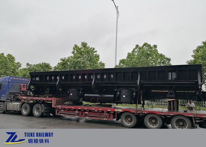 Seitenkippwagen-LKW AARE-Standardballast-Kohlen-Erz des Volumen-27m3, das 50 km/h lädt