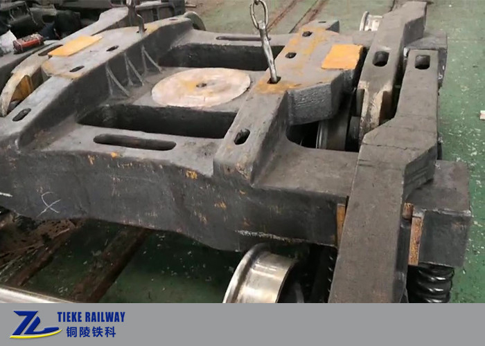 Ton Heavy Duty Bogies For-Schöpflöffel-Lastwagen des Güterwagen-Blockwagen-drei der Achsen-120