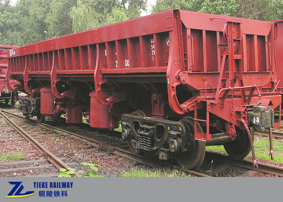 50km/h Bahnseitenkapazitäts-pneumatischer Entladungsballast-Anhänger des Kippwagen-27m3