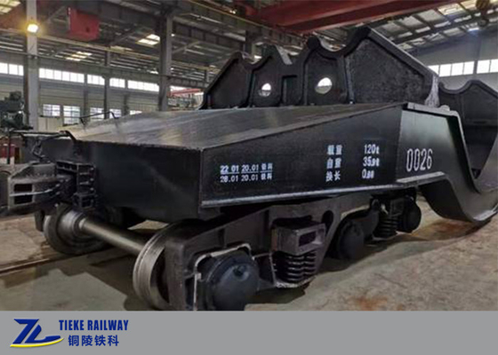 120 Ton Hot Metal Ladle Transfer Auto-langsame niedrige Kosten für Stahlerzeugung