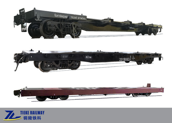 40 Fuß Behälter-flache Lastwagen-Flachwagen-Messgerät-Eisenbahn-Flachwagen 120 km/h 1520mm